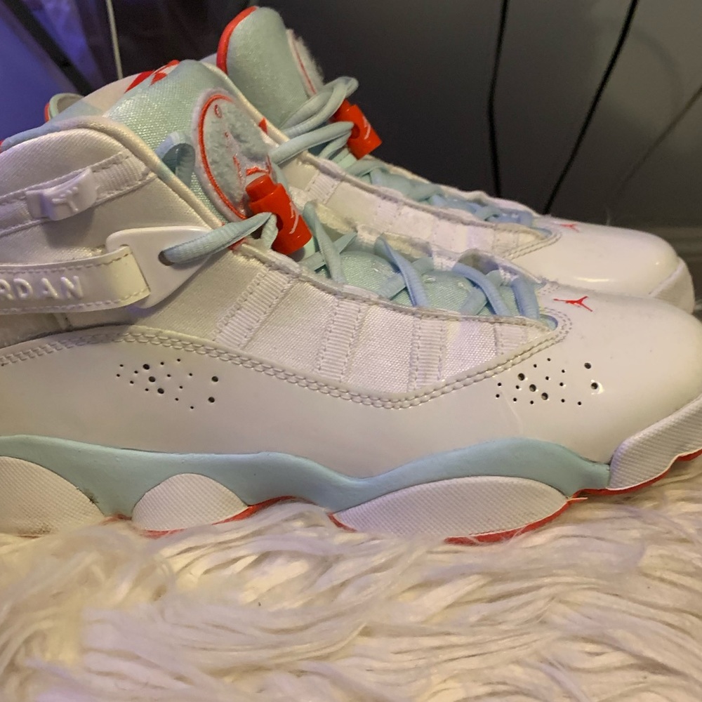 Turquoise + Orange Jordan’s